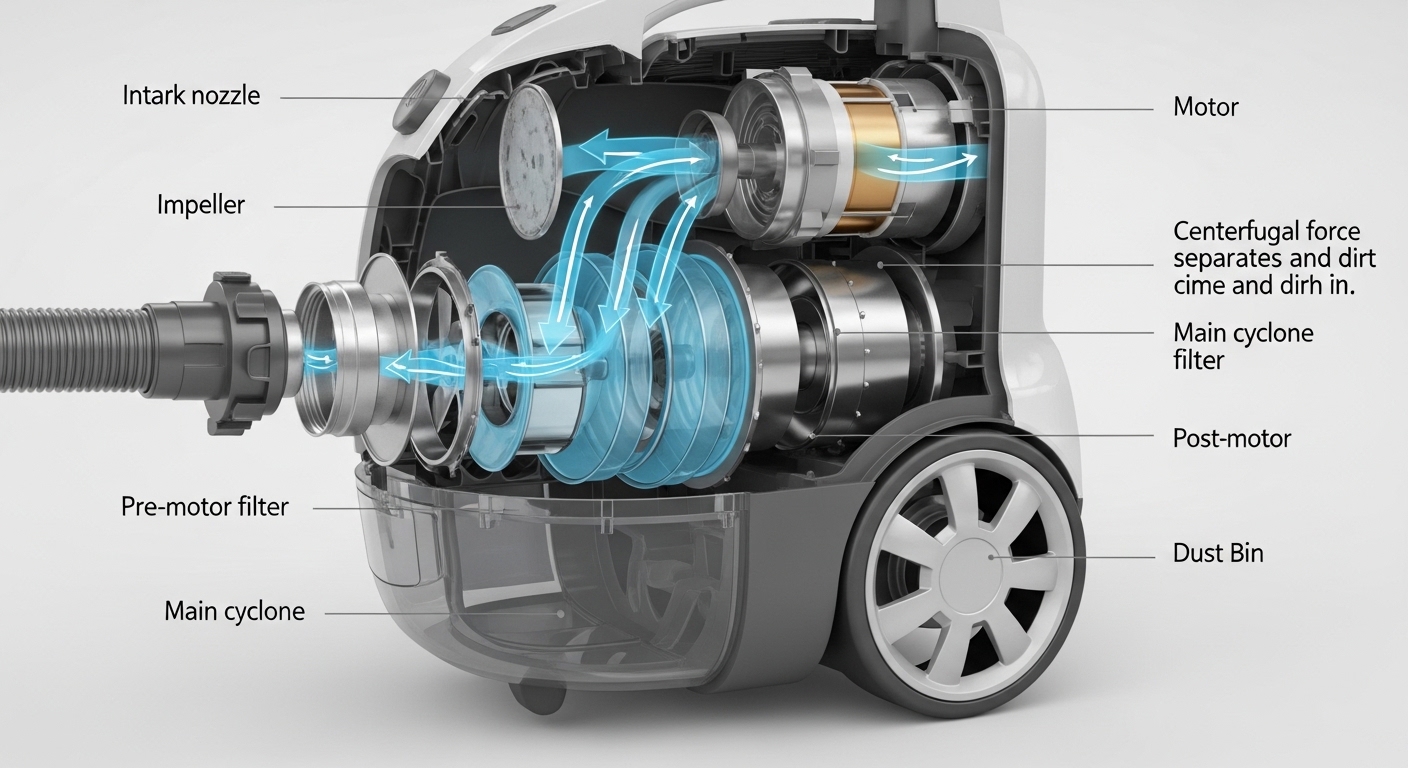 How a Vacuum Cleaner Works