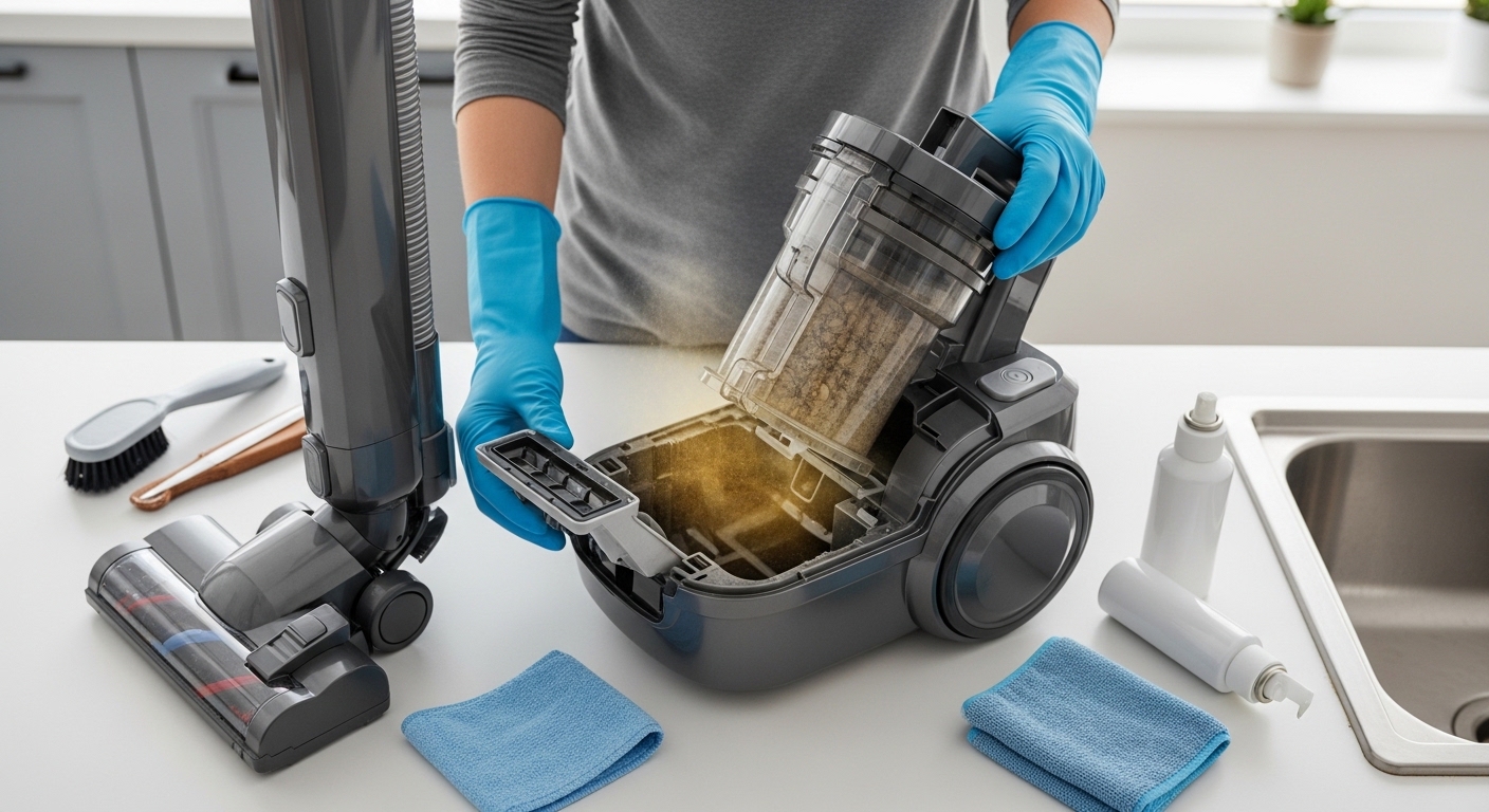 How to Clean a Vacuum Cleaner That Smells
