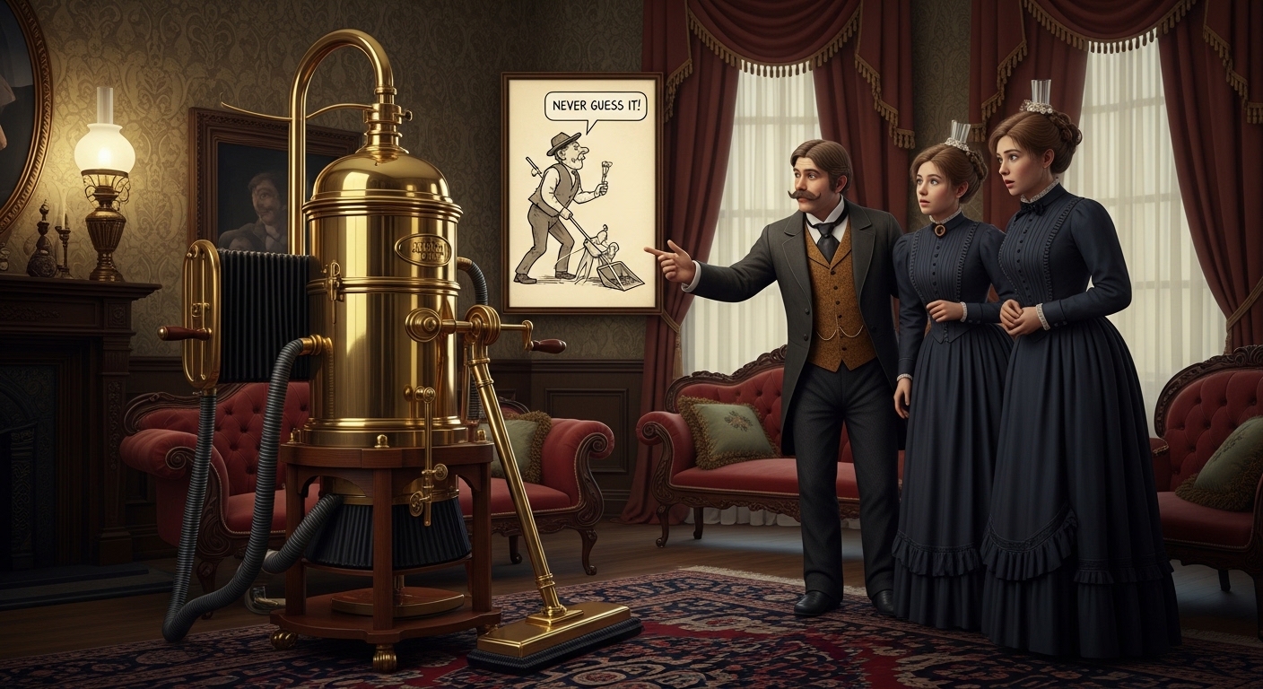 When Was the First Vacuum Cleaner Invented (And Why You’d Probably Never Guess It)