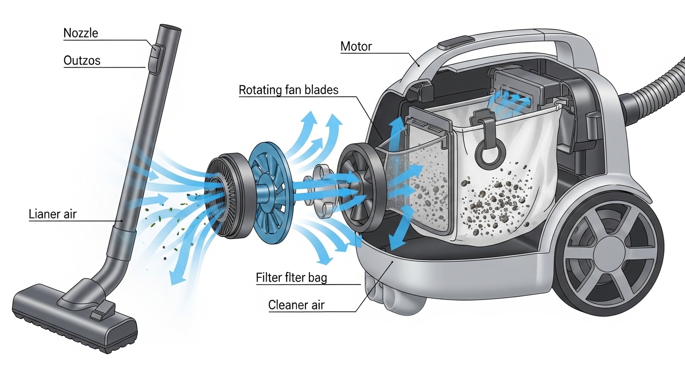 How Vacuum Cleaner Works