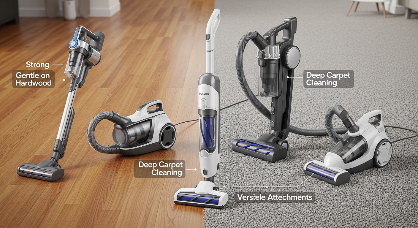 Best Vacuum Cleaners for Hardwood and Carpet