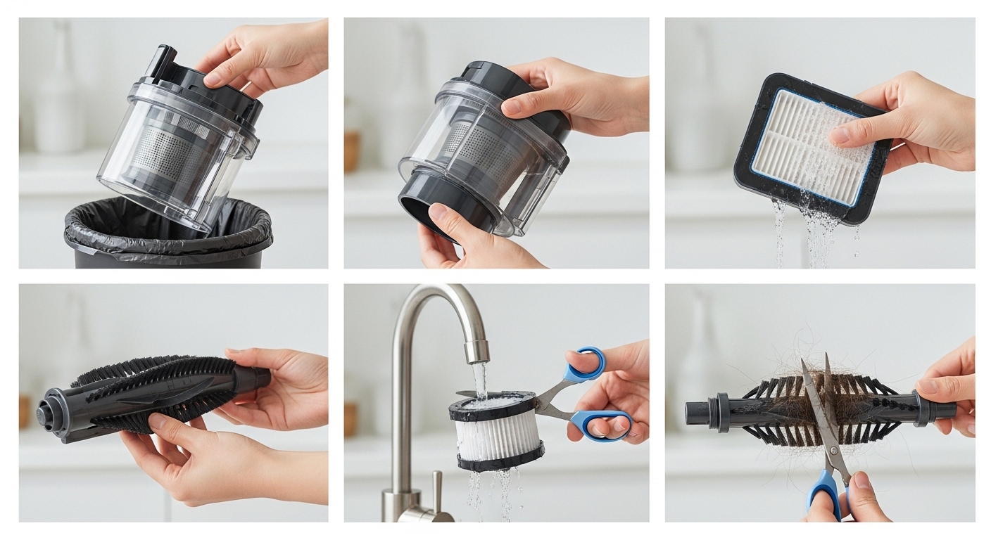 How to Clean Vacuum Cleaner (without turning it into a whole dramatic event)